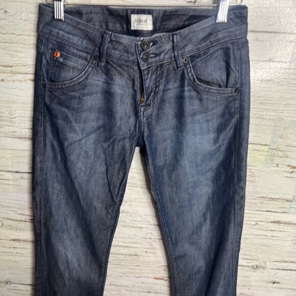 Hudson jeans blue denim flap pocket boot cut size 26 - Picture 3 of 10